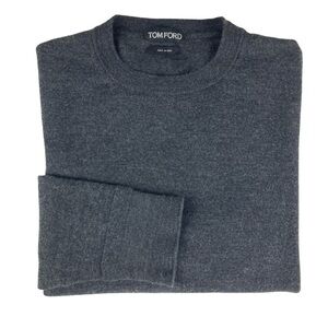 Tom Ford Dark Grey Crewneck Sweater Jumper